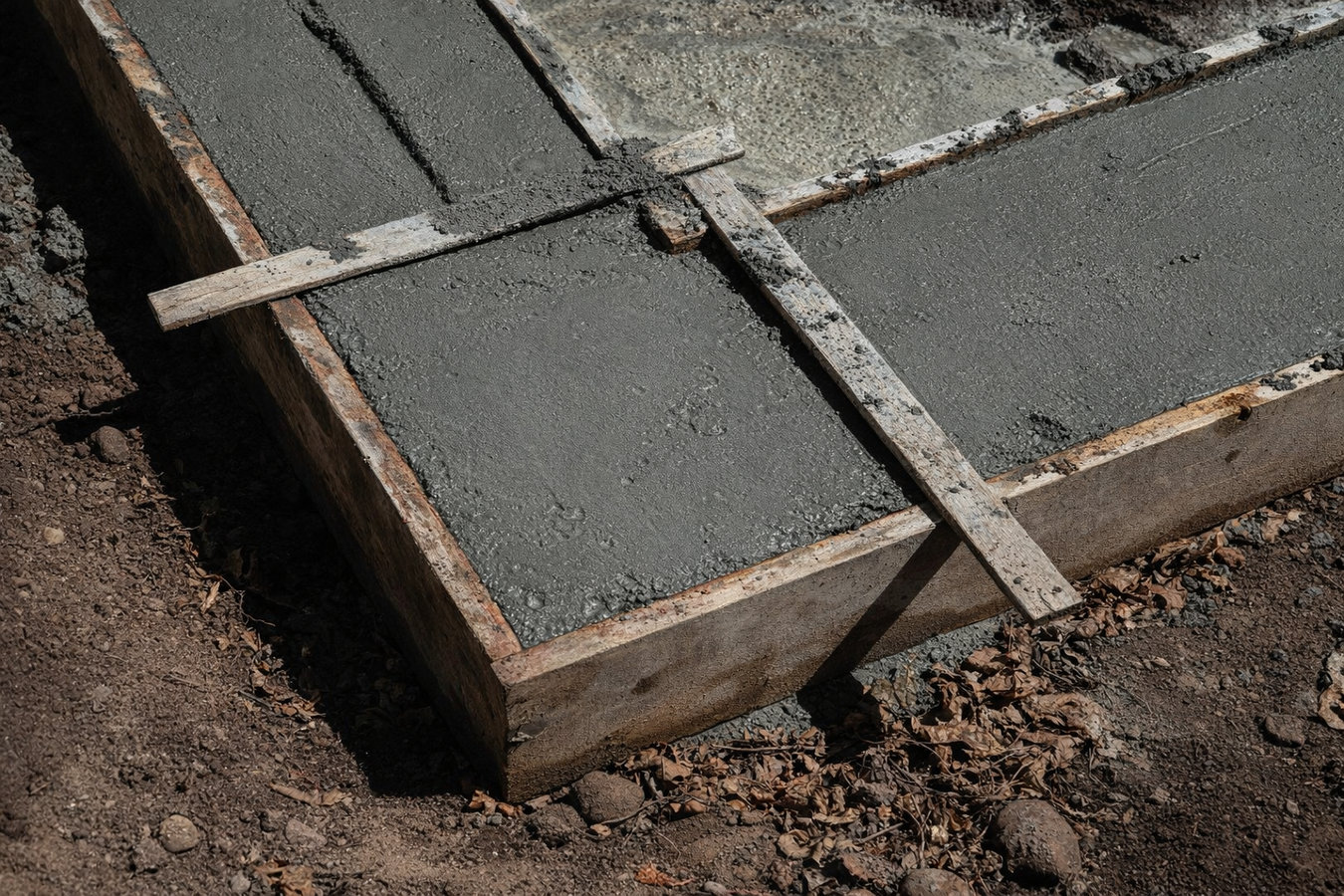 Slab foundation building in San Clemente, CA